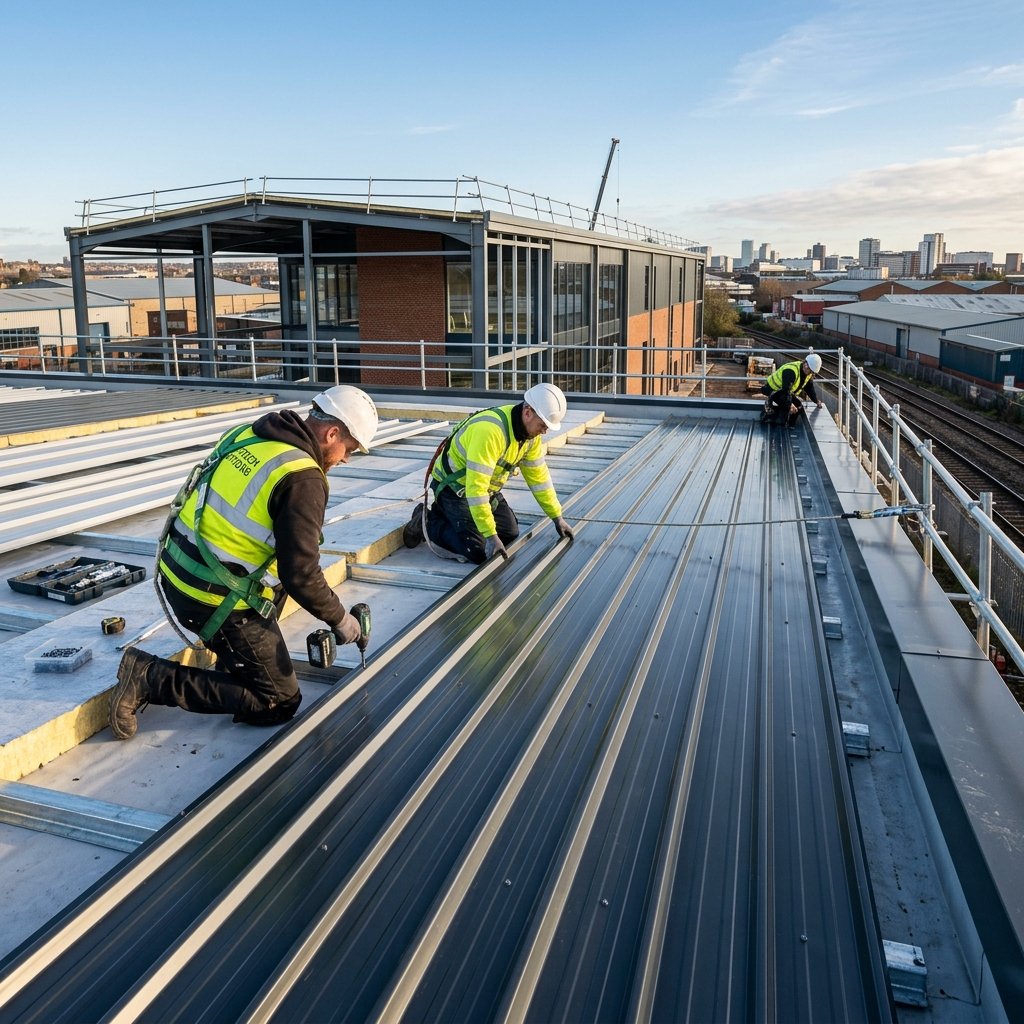 Metal roofing installation in West Drayton