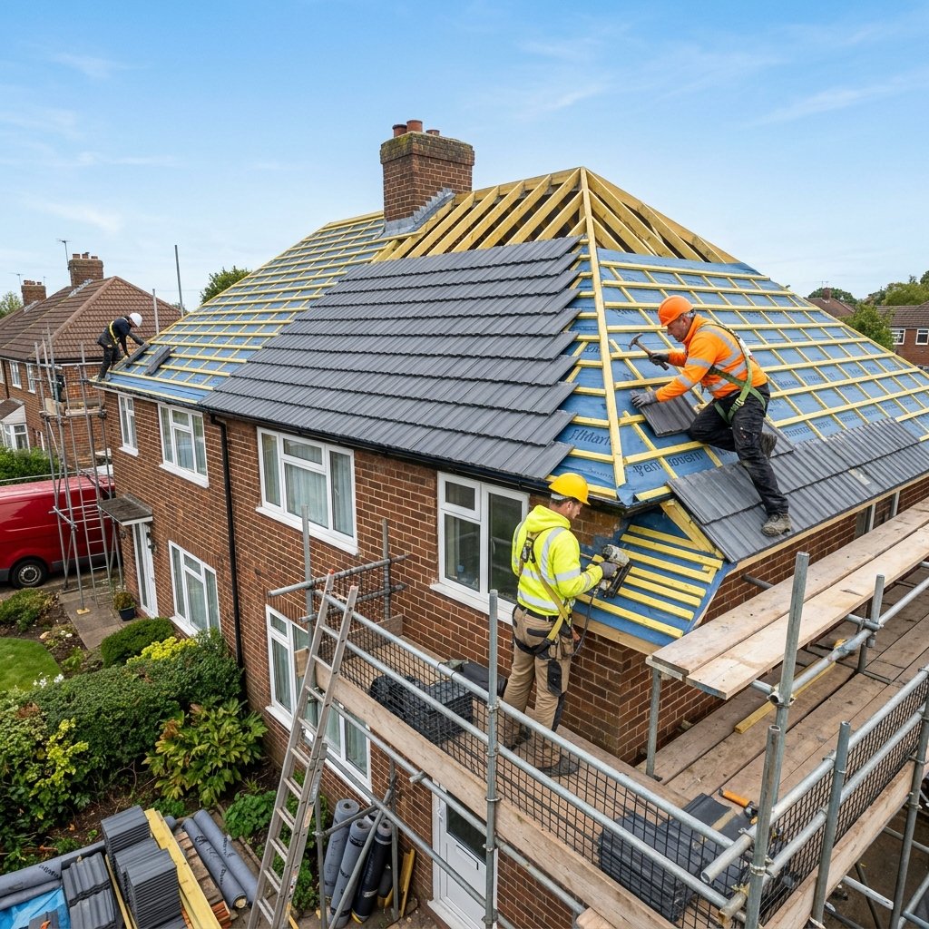 Complete roof replacement in West Drayton